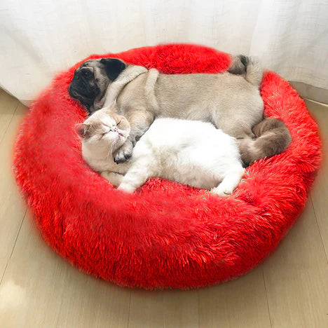 Original Calming Donut Cuddler Cat and Dog Bed