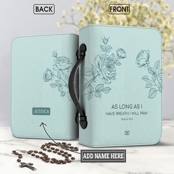 As Long As I Have Breath Bible Cover