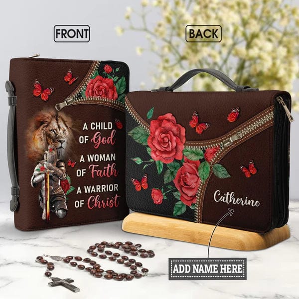 A Child Of God A Woman Of Faith A Warrior Of Christ Bible Cover