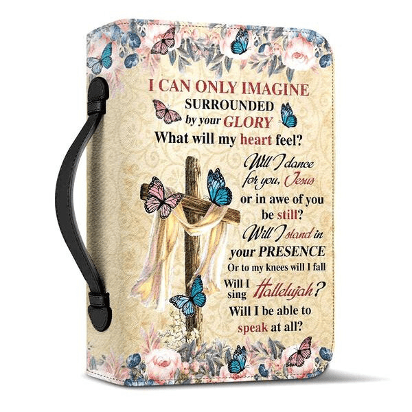 I Can Only Imagine Butterfly Flower Bible Cover